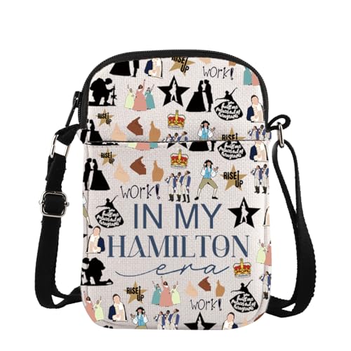 TSOTMO Hamilton Broadway Fans Geschenk in My Hamilton Era Umhängetasche für Musikliebhaber Broadway Musikgeschenk, Musikalisches Kreuz, medium von TSOTMO