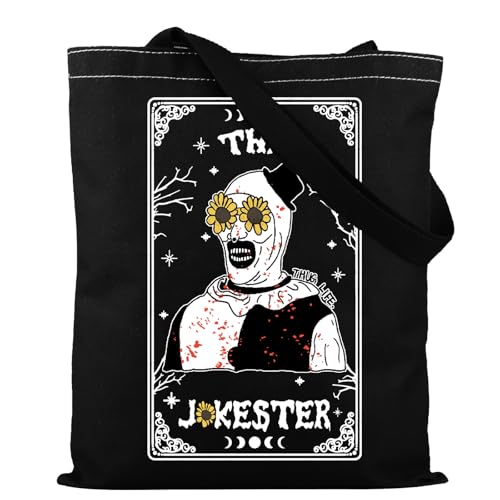 TSOTMO Horror Merch Grusel-Clown-Tragetasche für Horrorfilm-Liebhaber, Halloween-Gruselfilm-Geschenk (Witz) von TSOTMO