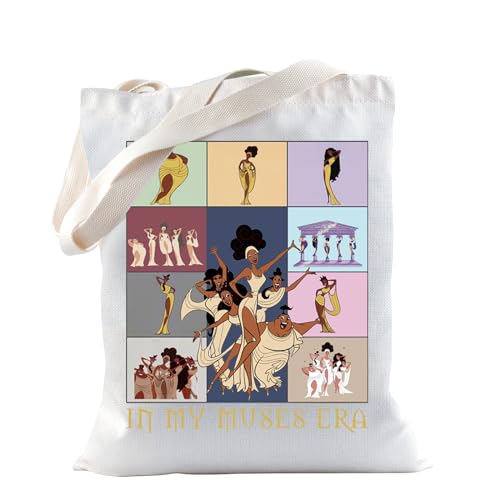 TSOTMO Musen Cartoon Merchandise Geschenk Muses Era Tote Bag Geschenk für Musen Fans Griechisches Geschenk Musen WDW Reise Umhängetasche, Muses Era, medium von TSOTMO
