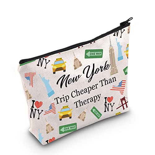 TSOTMO New York Trip Geschenk Mädchen Wochenende Reise Geschenk New York Reise Kulturbeutel für Frauen Reise Reise Liebhaber Geschenk, NY Trip, Kosmetiktaschen von TSOTMO