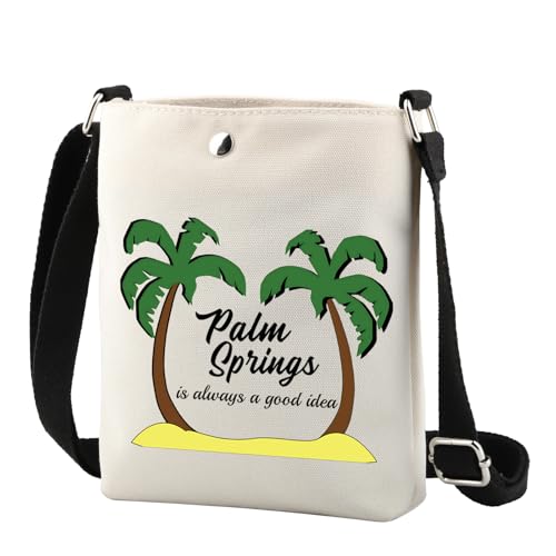 TSOTMO Palm Springs Umhängetasche für Junggesellinnenabschiede von Palm Springs ist immer eine gute Idee, tropische Reise, Palm Idea CR, modisch von TSOTMO
