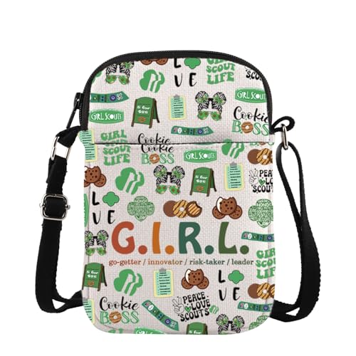 TSOTMO Scout Gift Scout Crossbody Bag Scout Leader Gift Adventure Gift for Scout Camping Hiking Gift Cookie Gift, G.i Cross, medium von TSOTMO