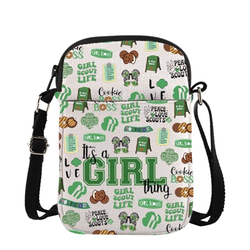TSOTMO Scout-Geschenk, Pfadfinderführer, Geschenk, Pfadfinder, Kekse, Crossbody-Tasche, Abenteuerliebhaber, Squad, Geschenk, Camping-Tasche für Pfadfinder, Kekshändler, Geschenk, Scout Thing Cross von TSOTMO