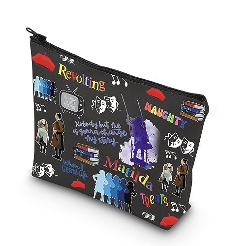 TSOTMO TV-Geschenk, Komödie, Tragödie, Maske, Theater, Drama, Tasche, Schauspielerin, Geschenke, Reißverschluss, Musikliebhaber, Beige, Blk-matilda von TSOTMO