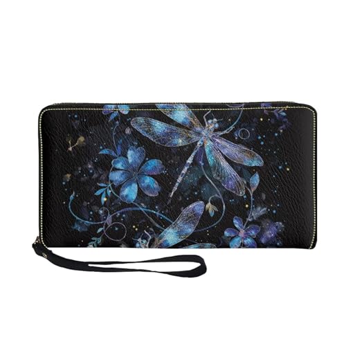 TSOVTHRID Damen-Geldbörse, Libellen-Design, niedliches Handschlaufe, leicht, tragbar, mit Reißverschluss, für Reisen, Outdoor, Dating, blaue libelle, Einheitsgröße TSOVTHRID Damen-Geldbörse, Libellen-Design, niedliches Handschlaufe, leicht, tragbar, mit Reißverschluss, für Reisen, Outdoor, Dating, blaue libelle, Einheitsgröße von TSOVTHRID