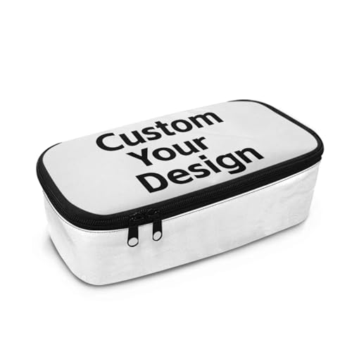 TSOVTHRID Federmäppchen mit großem Fassungsvermögen und Reißverschluss, für Mädchen und Schule, Custom, Einheitsgröße, Schulranzen-Set von TSOVTHRID