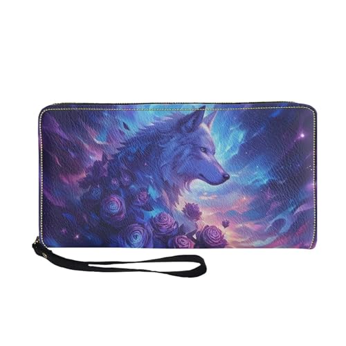 TSOVTHRID Wolf Geldbörse für Damen, Kreditkartenhalter, Geldbörse, leicht, trendig, mit Reißverschluss, für Damen, Reisen, Outdoor, Dating, wolf, Einheitsgröße TSOVTHRID Wolf Geldbörse für Damen, Kreditkartenhalter, Geldbörse, leicht, trendig, mit Reißverschluss, für Damen, Reisen, Outdoor, Dating, wolf, Einheitsgröße von TSOVTHRID