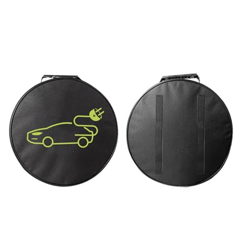 EV Ladekabelgehäuse, Kabeltasche Für EV Kabel Tasche, Taschen Für Elektro Auto Kabel, Kabeltasche Für EV Ladekabel, Kofferraum Und LadeKabel Organizer (Rund) von TSQZE