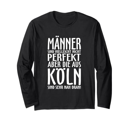 Kölner Männer (Weiß) Köln Langarmshirt von TSS Köln T-Shirts & Geschenke