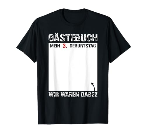 Lustiges Geschenk 3 Geburtstag Männer Frauen 2022 T-Shirt von TShirt Herren Damen 3 Geburtstag Lustig 2022
