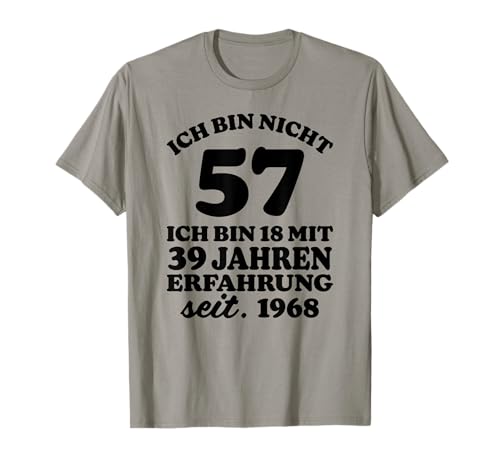 Lustiges Geschenk 57 Geburtstag Männer Frauen 1968 T-Shirt von TShirt Herren Damen 57 Geburtstag Lustig 1968