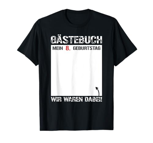 Lustiges Geschenk 8 Geburtstag Männer Frauen 2017 T-Shirt von TShirt Herren Damen 8 Geburtstag Lustig 2017