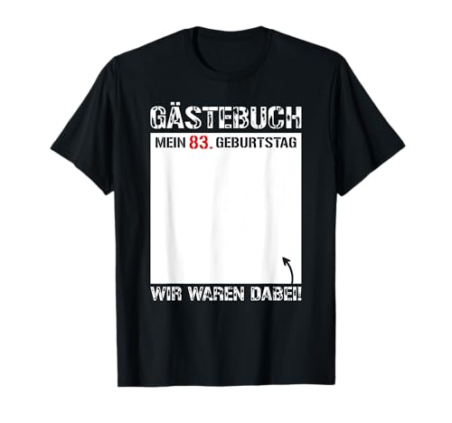 Lustiges Geschenk 83 Geburtstag Männer Frauen 1942 T-Shirt von TShirt Herren Damen 83 Geburtstag Lustig 1942