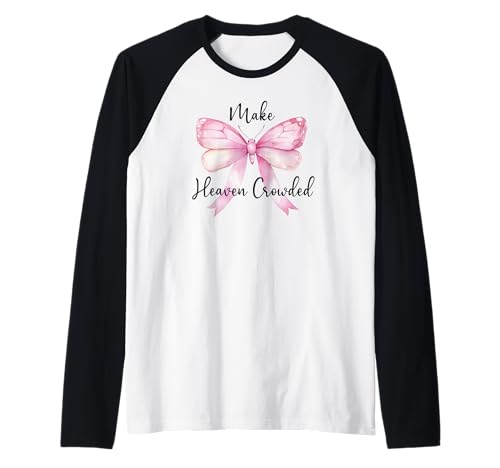 Pink Make Heaven Crowded Women Christian Jesus Love in Faith Raglan Pink Make Heaven Crowded Women Christian Jesus Love in Faith Raglan von TShirt Make Heaven Crowded Phone Case Pink Shirt