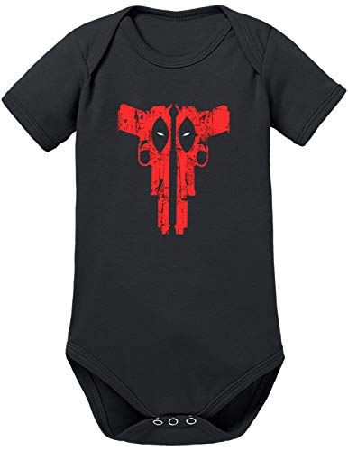 Deadpool Weapon Baby Body 68 Schwarz von TShirt-People