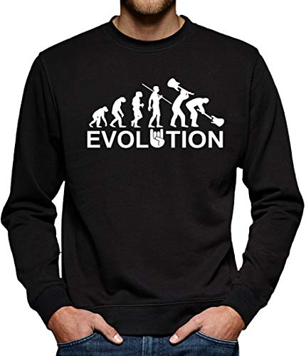 Evolution Heavy Metal Trash Sweatshirt Pullover Herren XXXL Schwarz von TShirt-People