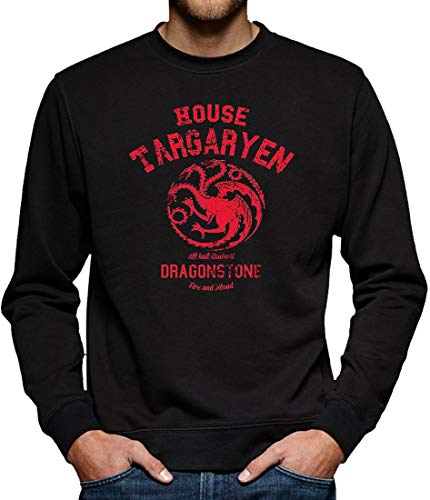 House Targaryen Sweatshirt Pullover Herren M Schwarz von TShirt-People