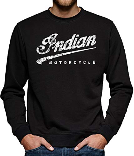 Indian Motorcycle Sweatshirt Pullover Herren XXXL Schwarz von TShirt-People