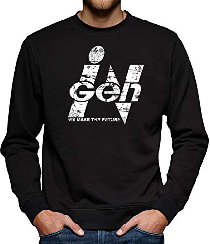Jurassic Ingen Park Logo Sweatshirt Pullover Herren XXXXL Schwarz von TShirt-People