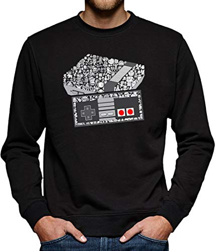 NES Konsole Game Sweatshirt Pullover Herren XXXL Schwarz von TShirt-People