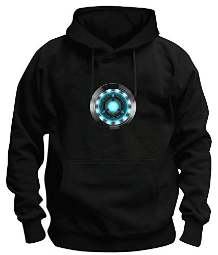TSP Arc Reactor Kapuzen-Sweatshirt Herren L Schwarz von TShirt-People
