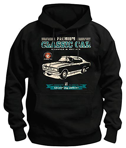 TSP Rekord C Coupe Kapuzen-Sweatshirt Herren XXXL Schwarz von TShirt-People