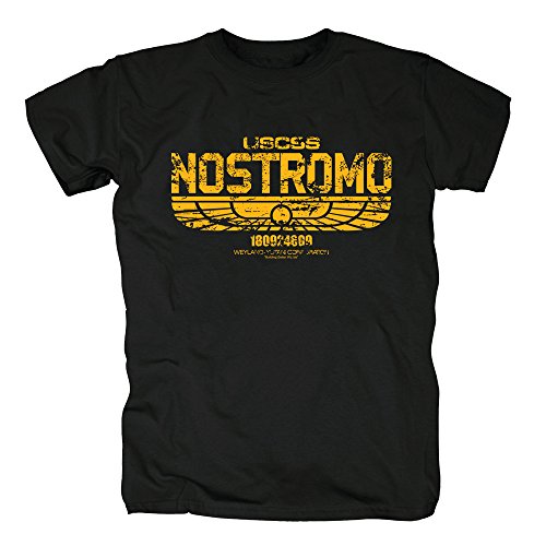 TSP USCSS Nostromo T-Shirt Herren XXXL Schwarz von TShirt-People