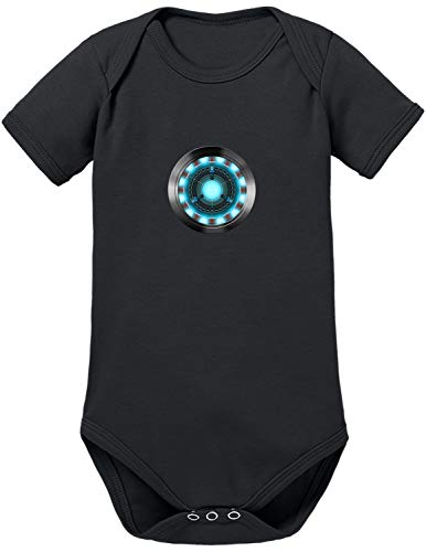 TShirt-People Arc Reactor Baby Body 80 Schwarz von TShirt-People