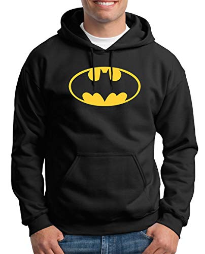 TShirt-People Batman Logo Kapuzenpullover Herren XXL Schwarz von TShirt-People