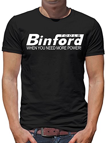 TShirt-People Binford Tools T-Shirt Herren M Schwarz von TShirt-People