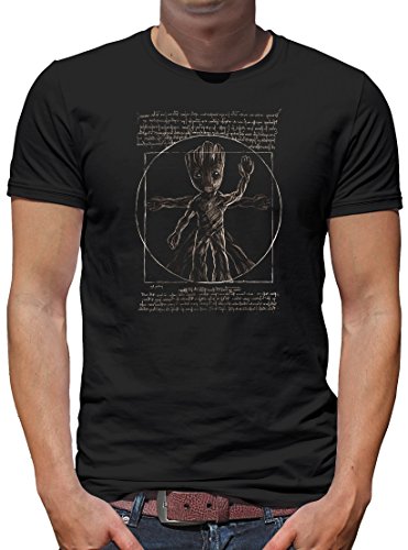 TShirt-People Da Groot T-Shirt Herren M Schwarz von TShirt-People