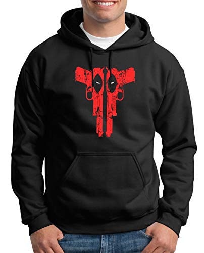 TShirt-People Deadpool Weapon Kapuzenpullover Herren XL Schwarz von TShirt-People