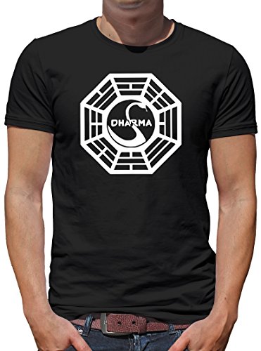 TShirt-People Dharma Symbolic T-Shirt Herren L Schwarz von TShirt-People