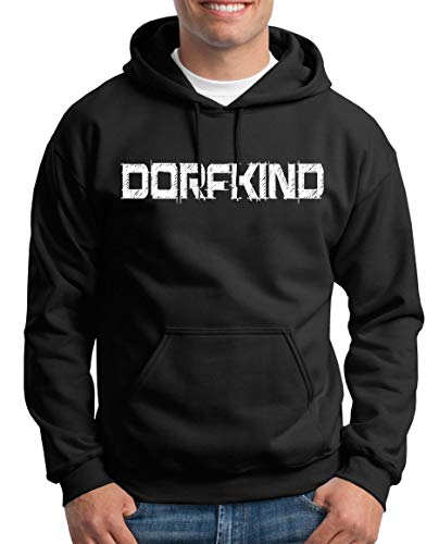 TShirt-People Dorfkind Kapuzenpullover Herren 4XL Schwarz von TShirt-People