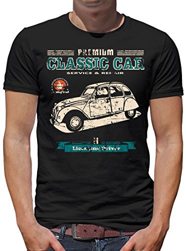TShirt-People Ente 2CV T-Shirt Herren L Schwarz von TShirt-People