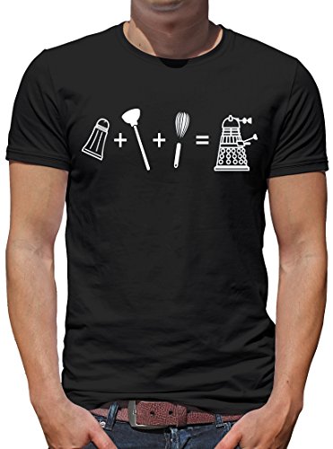 TShirt-People Evolution Dalek T-Shirt Herren XXL Schwarz von TShirt-People