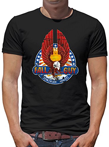 TShirt-People Fall Guy Assoc T-Shirt Herren XL Schwarz von TShirt-People