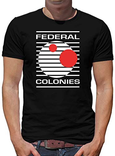 TShirt-People Federal Colonies T-Shirt Herren Recall L Schwarz von TShirt-People