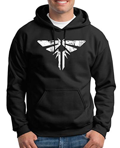 TShirt-People Firefly Armed Wing Kapuzenpullover Herren L Schwarz von TShirt-People