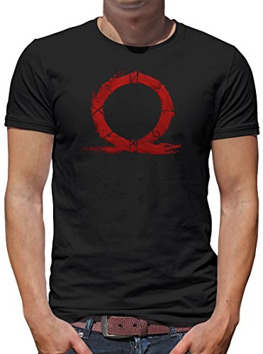 TShirt-People GoW Logo T-Shirt Herren 4XL Schwarz von TShirt-People