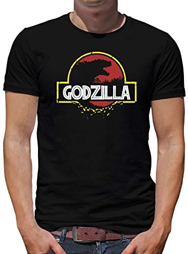 TShirt-People Godzilla Park T-Shirt Herren Japan Rim Tokyo 5XL Schwarz von TShirt-People