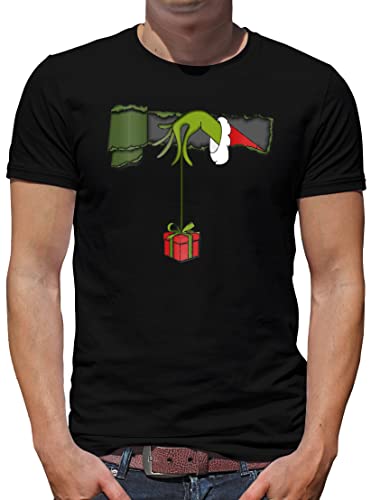 TShirt-People Grinch Geschenk T-Shirt Herren 5XL Schwarz von TShirt-People