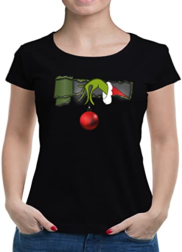 TShirt-People Grinch Kugel T-Shirt Damen M Schwarz von TShirt-People