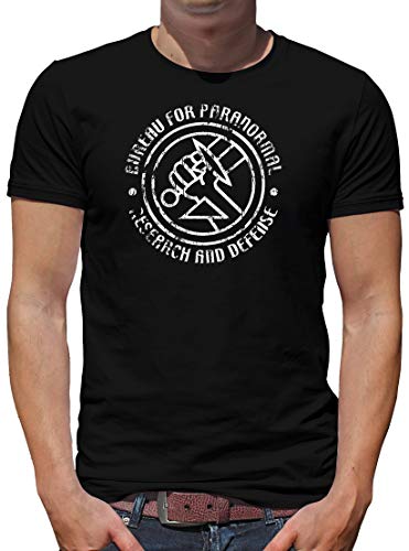 TShirt-People Hellboy Office T-Shirt Herren BPRD Opaque Devil XL Schwarz von TShirt-People