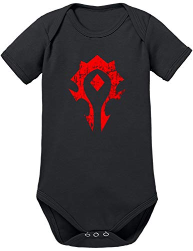 TShirt-People Horde Symbol Logo Baby Body 56 Schwarz von TShirt-People