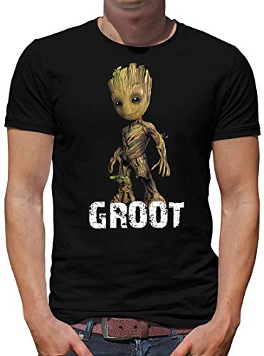 TShirt-People I am Groot Baby T-Shirt Herren 4XL Schwarz von TShirt-People