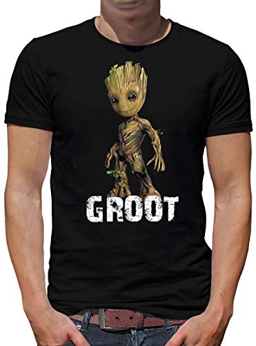 TShirt-People I am Groot Baby T-Shirt Herren XXXL Schwarz von TShirt-People