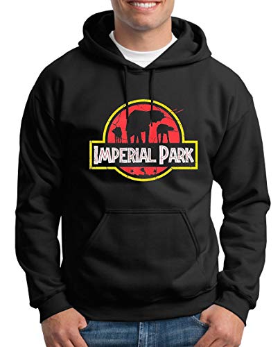 TShirt-People Imperial Park Kapuzenpullover Herren Wars at Star at 5XL Schwarz von TShirt-People