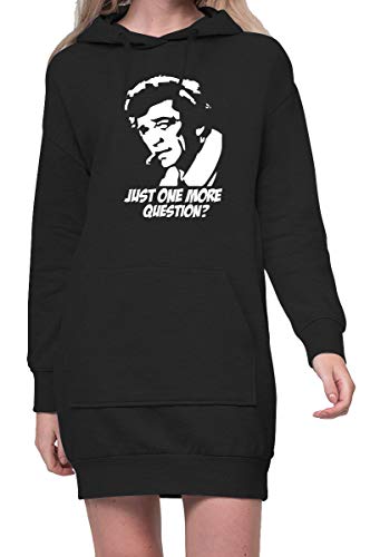 TShirt-People Inspector Columbo Hoodiekleid Damen XXL Schwarz von TShirt-People