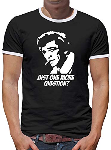 TShirt-People Inspector Columbo Kontrast T-Shirt Herren XL Schwarz von TShirt-People